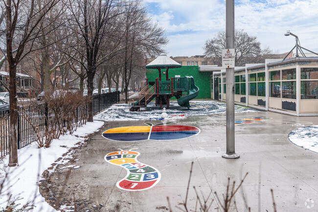 Blaine Elementary School has a great outdoor play area for students.