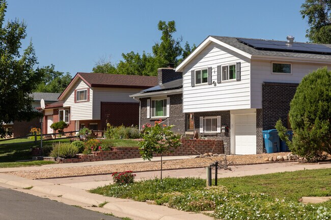 Split level homes with immaculate landscaping abound in Chambers Heights.