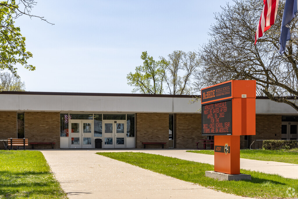 Welcome to McBride Middle School in the Van Buren Township.