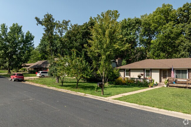 Ranchers are a very common style of home in Green Meadows and come in many shapes and sizes.