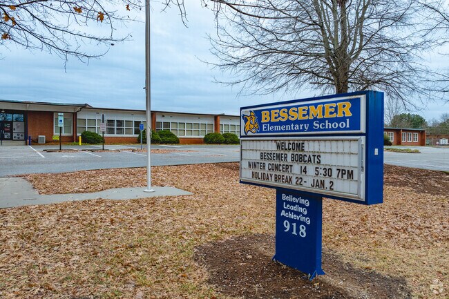 Bessemer Elementary School sign.