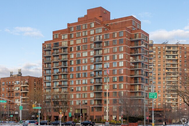 Seabreeze Plaza is located at 3111 Ocean Parkway in Brighton Beach.