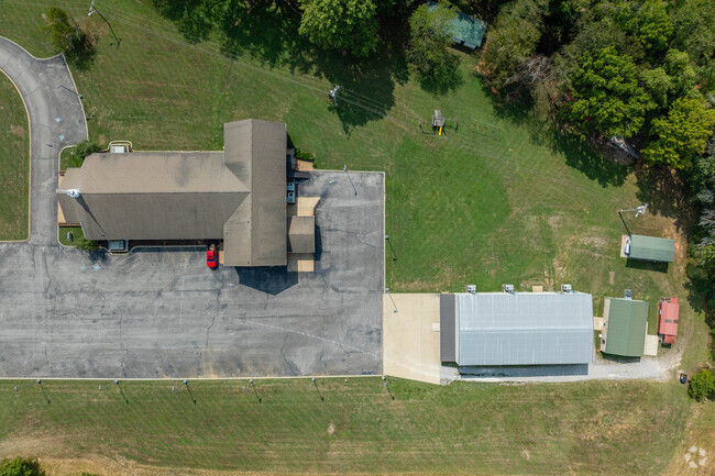Columbia Christian Academy sits on a small plot of land with green space in Columbia.