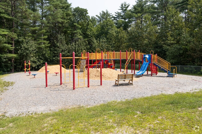 Alfred Elementary School has a palyground.