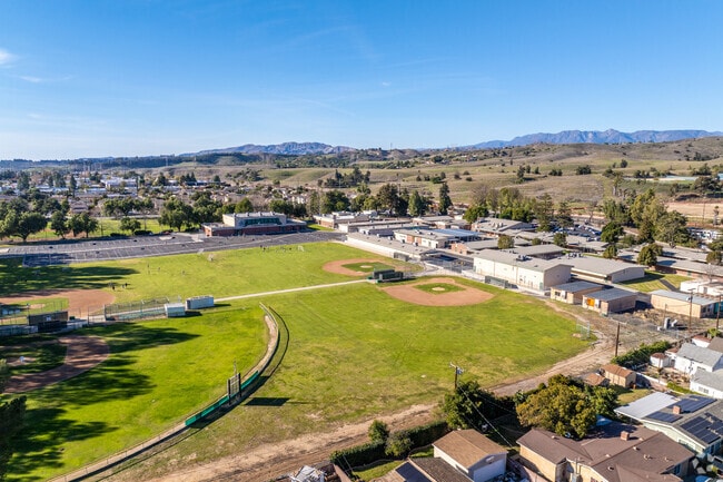 Chaparral Middle School has multiple sports fields.