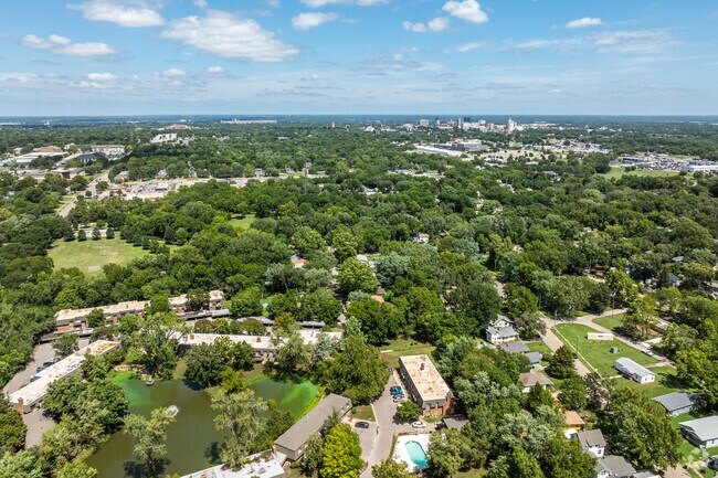 Away from the typical flat plains, the hills of Quinton Heights are a rare beauty in Topeka.