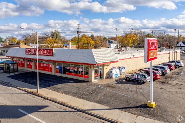 The closest retail location to Poletown is a convenient Family Dollar.