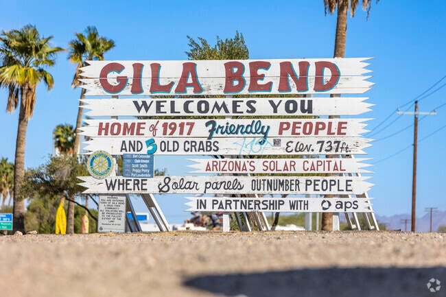 Fun fact, Gila Bend has more solar panels than people.