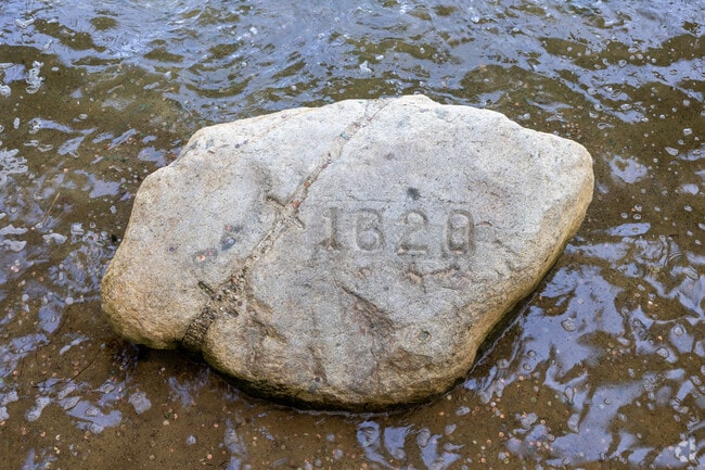 Plymouth Rock in Plymouth Center is a beacon of early American history.