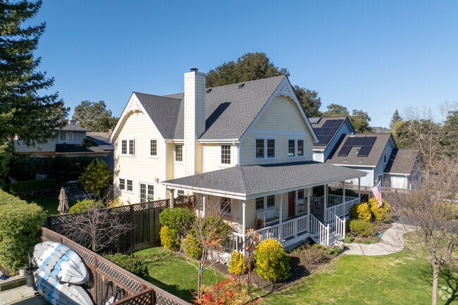 A classic Victorian farmhouse design adds timeless appeal to Scotts Valley living.