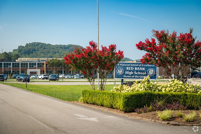 Red Bank High School is the home of Lions.