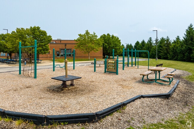 Hilliard Tharp Sixth Grade Elementary School offers a wonderful playground.