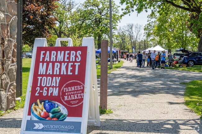 Mukwonago residents look forward to the farmers market in the summer and fall.