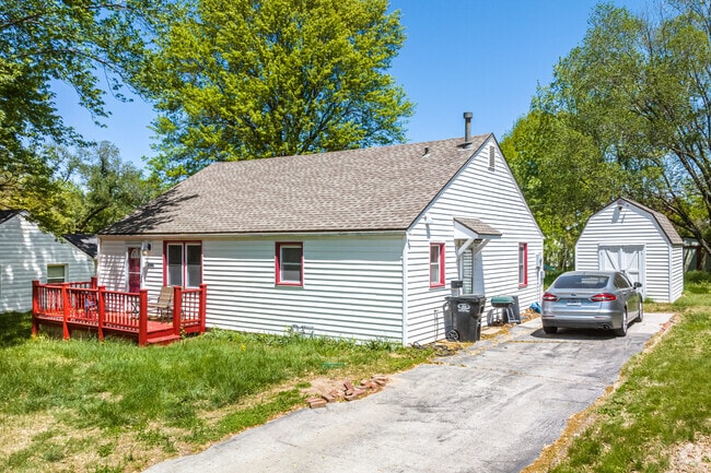 Many Carlisle homes do not have built-in garages, so some residents have built their own detached garages in their backyards.