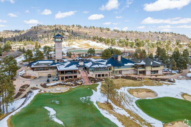 Houses south of the parkway weave between Castle Pines Golf Club and Country Club in Castle Pine