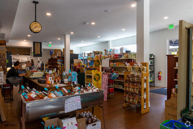Lakefront General Store in Como features rustic charm and modern market essentials.