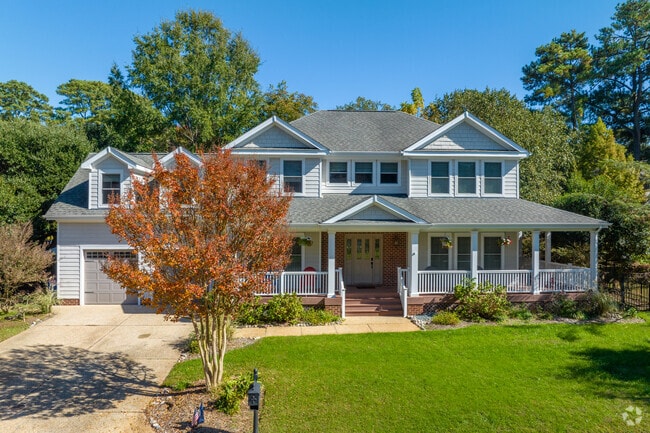 Newly built luxury colonials are found in River Forest Shores/Wayside Manor.