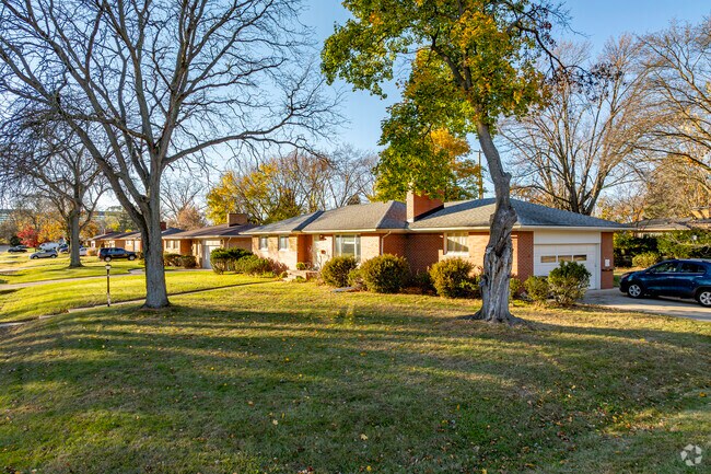 Brick and shingle ranches are lined up in neat rows throughout suburban Southfield.