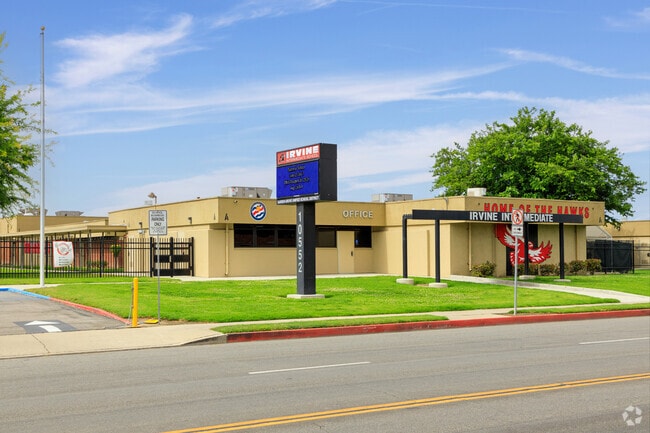 James Irvine Intermediate School in Garden Grove, home of the Hawks.