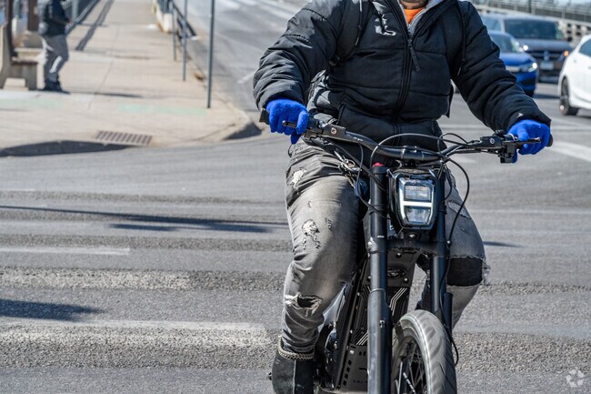 Bottineau resident utilize a variety of electric and pedal bikes to get around.