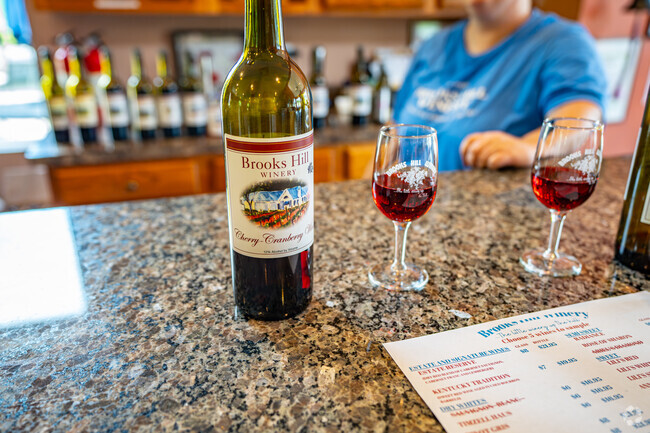 Brooks Hill Winery is a full service winery, from growing grapes to bottling.