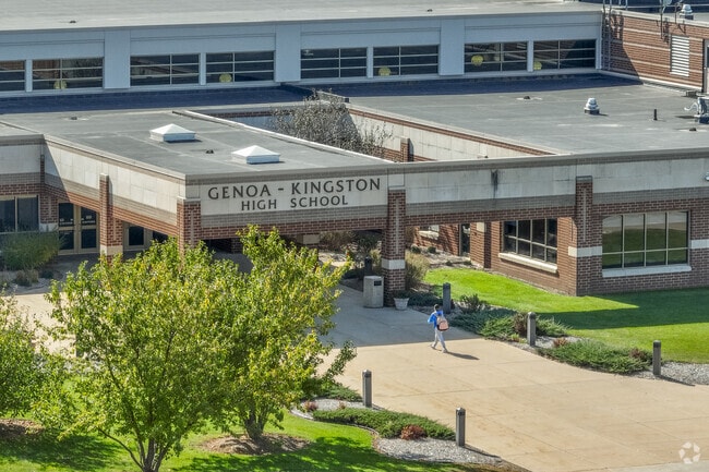 Genoa Kingston High School is located at 980 Park Avenue in Genoa Illinois.