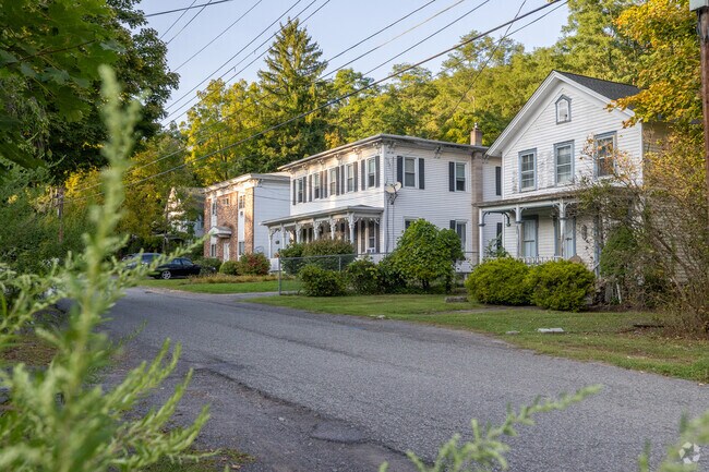 Larger homes in Phoenicia offer small town charm.