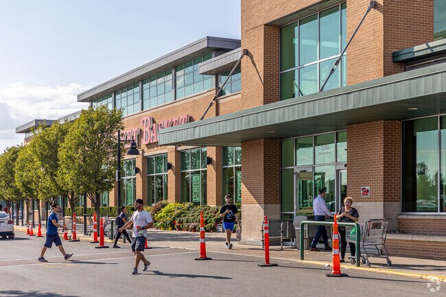 Market Basket near Broadway is a popular grocery spot.
