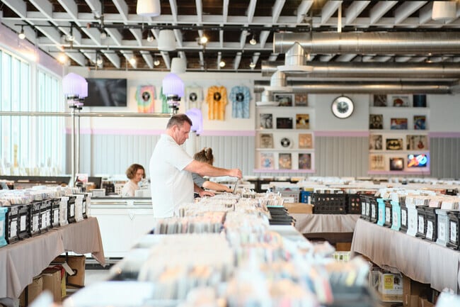 Hub City Vinyl is the largest store of its kind in the region.