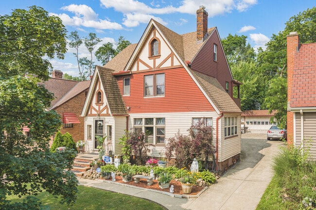 Tudor-style homes stand out in Old Brooklyn.