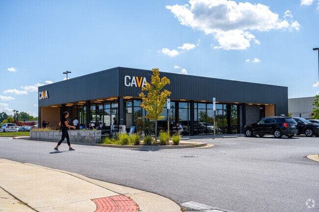 Cava in the Glenarden shopping plaza has outdoor seating and serves Mediterranean food.