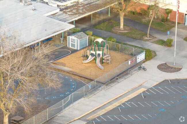 Students enjoy playing on the playground at Hubert H. Bancroft Elementary School.