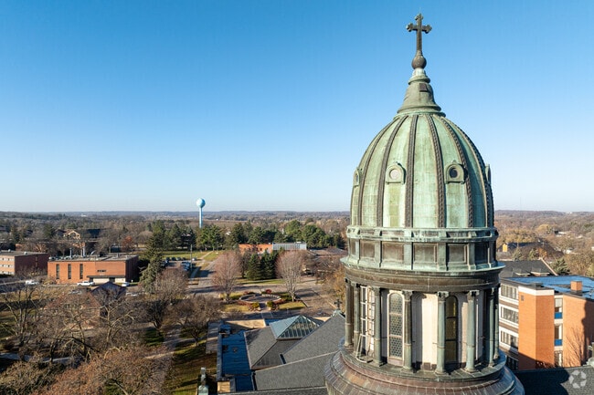 The Sacred Heart Chapel is a part of Saint Benedict's Monastery.