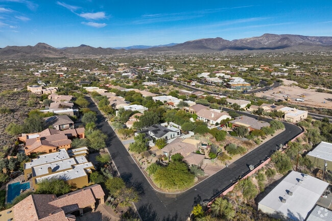 The city of Carefree is surrounded by the New River Mountains.