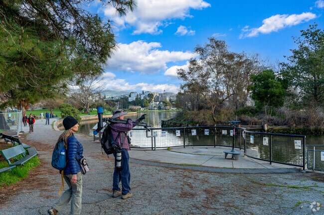 Locals love the scenery found at Lakeside Park in the heart of Oakland.
