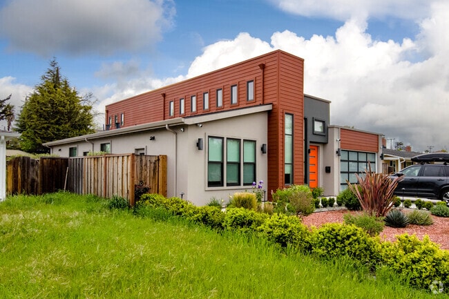 Classic California modern home has an eclectic mix of architectural influences.