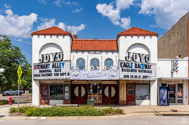 The Joyo Theater is a popular location for entertainment in the Havelock neighbrohood.