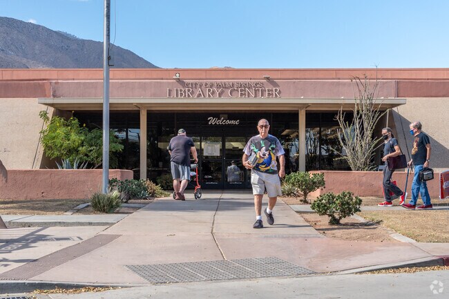 Palm Springs residents can easily access the Public Library for books and resources.