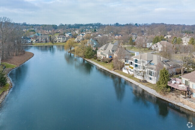 Lakeside mansions are prime real estate in Fairlawn.