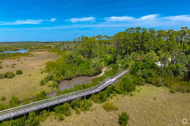 Enjoy the peaceful Florida landscape at Spruce Creek Park near Broken Bow Estates.