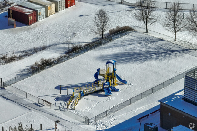Ross Elementary School has a playground for students to enjoy at recess.