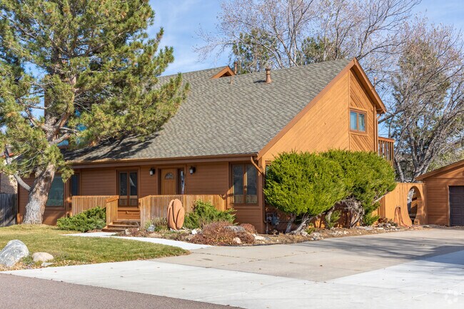Most homes in Meadowbrook Heights are surrounded by mature trees.