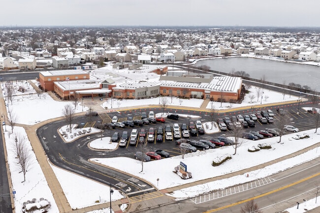 Aerial view of Hofer Elementary School.