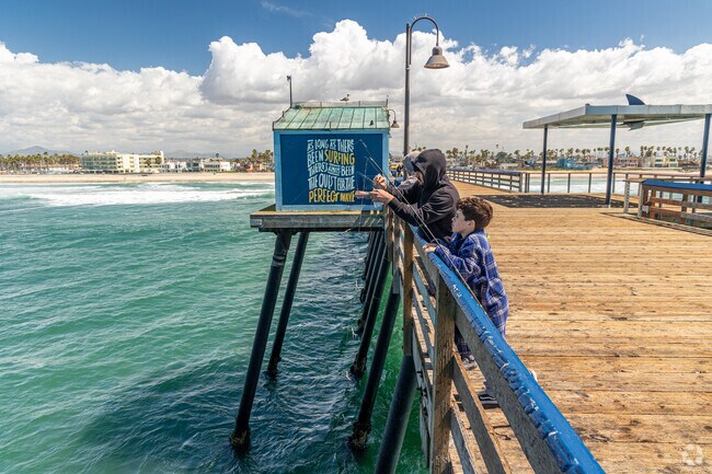 Fishing is popular on Imperial Beach's Pier.