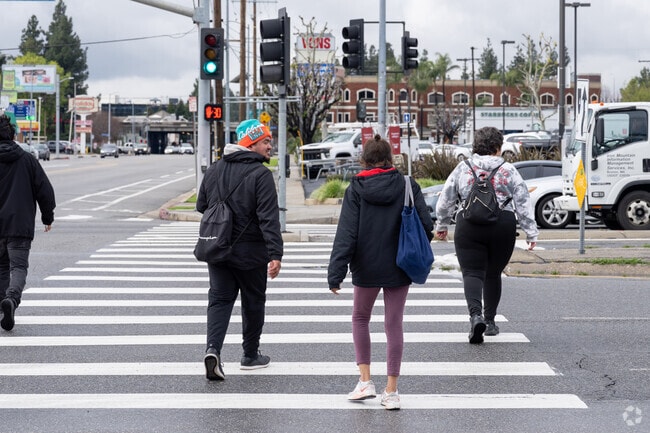 Mission Hills features pedestrian-friendly streets that make walking through the neighborhood enjoyable.