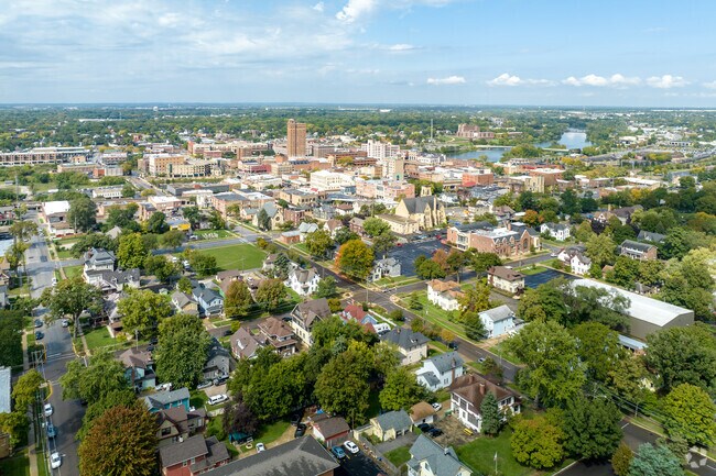 Aurora is the second largest city in Illinois with a population of about 180,500 people.