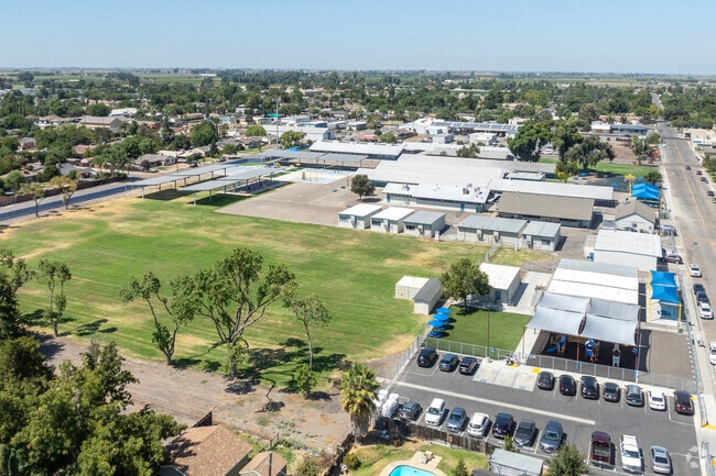 A view of Dos Palos Elementary School in Dos Palos.