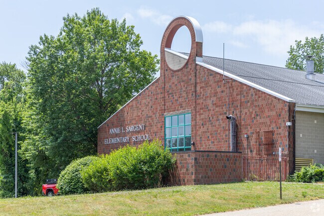 The Annie L Sargent Elementary School in North Andover, MA.