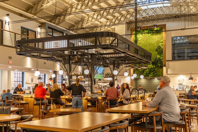 The Southern Market just outside of Churchtowne has a bar and tons of dining options.