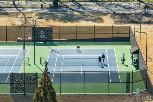 You'll find tennis courts near and around the Paces neighborhood for residents to enjoy.